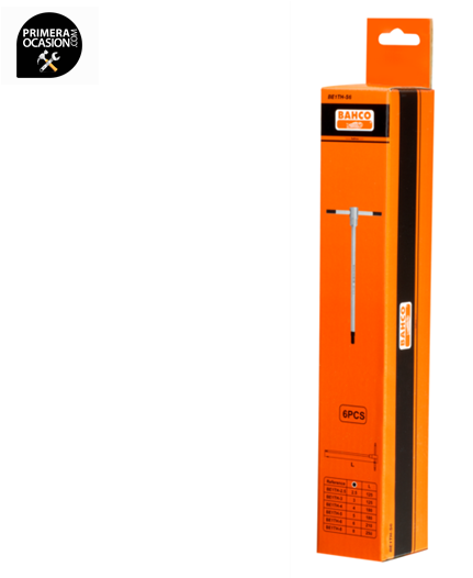 Imagen De Juego 6 Llaves Hexagonales En T Bahco Be1th-s6 - Bahco Be1ts-s7 Set Of 7 T Bar Handles With Swivel Sockets (700x525), Png Download