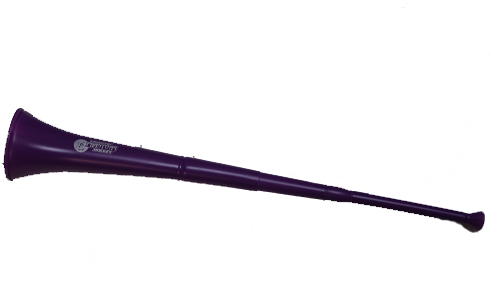 Purple Stadium Horn - Vuvuzela (500x500), Png Download