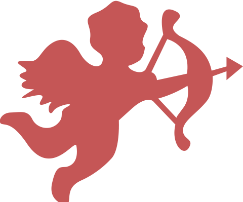 Icono De Cupido, Mensajero Del Amor - Imagenes De Amor Figuras (480x399), Png Download