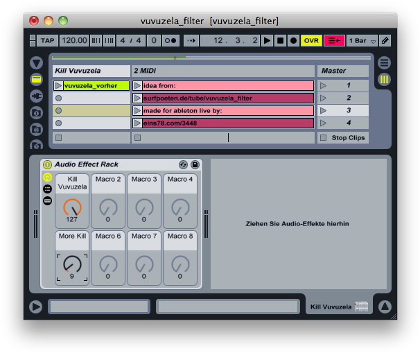 Vuvuzela Filter For Ableton Live - Ableton Live (619x522), Png Download