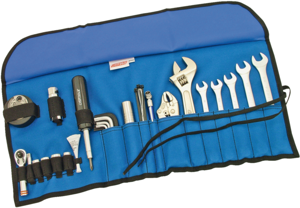 Este Completo Kit Incluye Llaves Combinadas, Una Llave - Cruz Tools Roadtech H3 Tool Kit (640x449), Png Download
