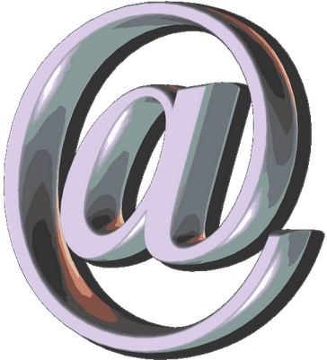 Hoy En Día El Símbolo De La Arroba Está Relacionado - Símbolos Da Internet Png (379x400), Png Download