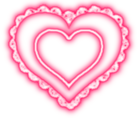 En Éste Caso Son De Luz, Y Resaltaran Sobre Una Imagen - Corazones Con Fondo Transparente (468x400), Png Download