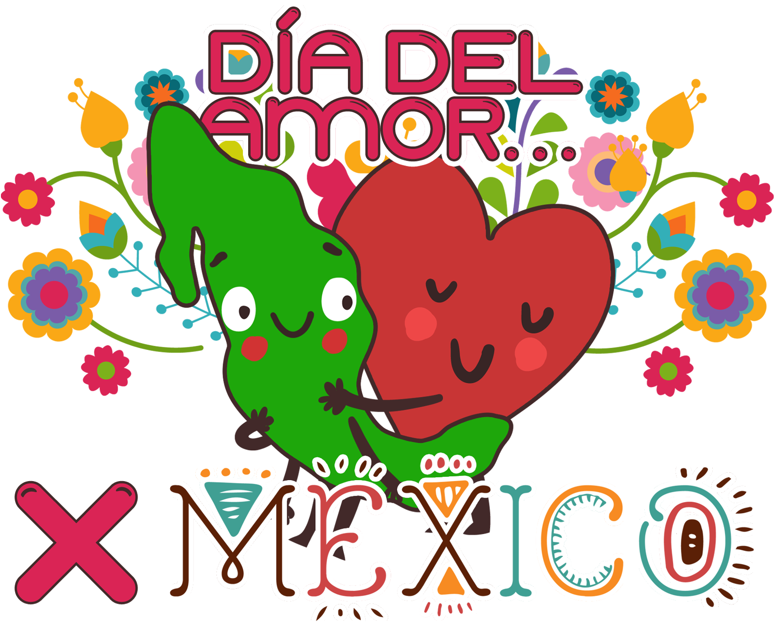 07premia - Mexican Flowers Vector (1920x1300), Png Download