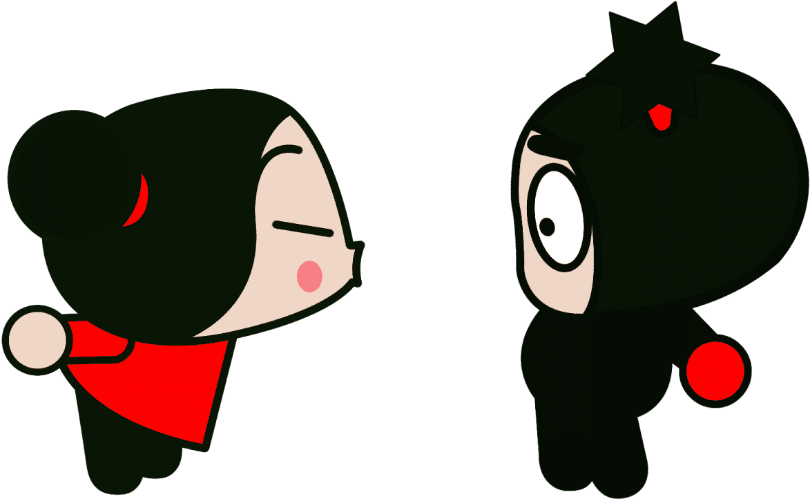 Imágen De Amor De Pucca Intentando Besar A Garu - Fondos De Pantalla Pucca Y Garu (1200x900), Png Download