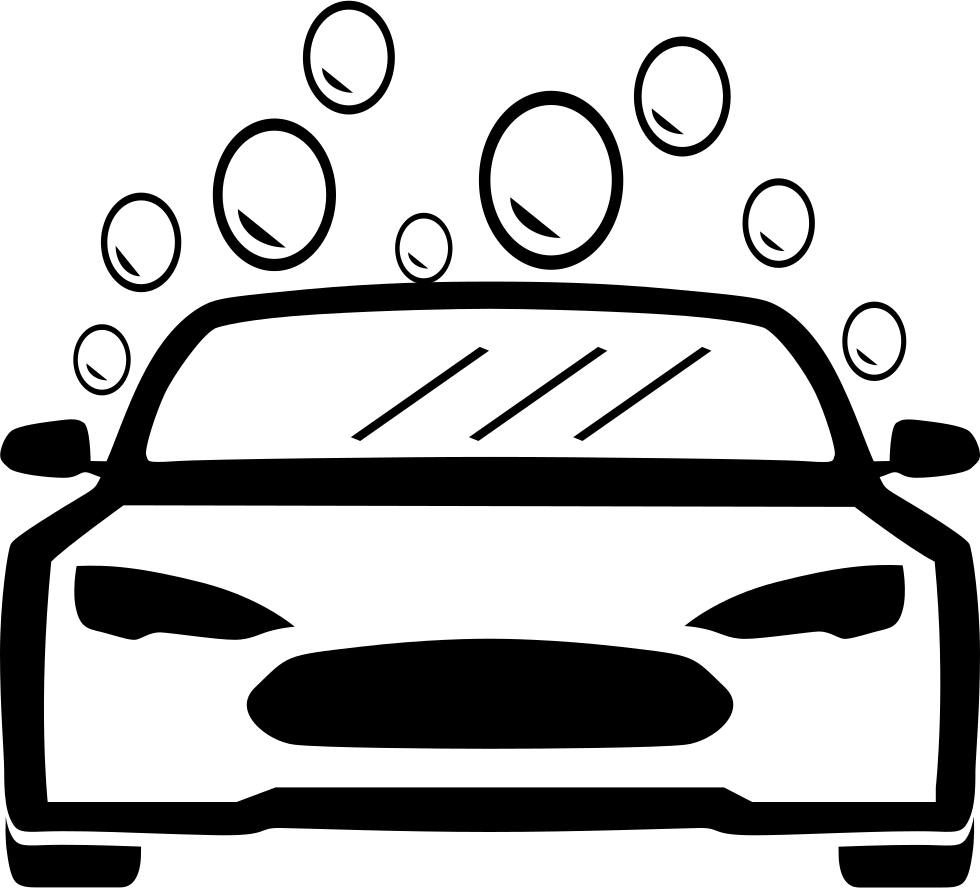 Large Simplified Version Of The Car Wash Comments - Carwash Icon Png (980x888), Png Download
