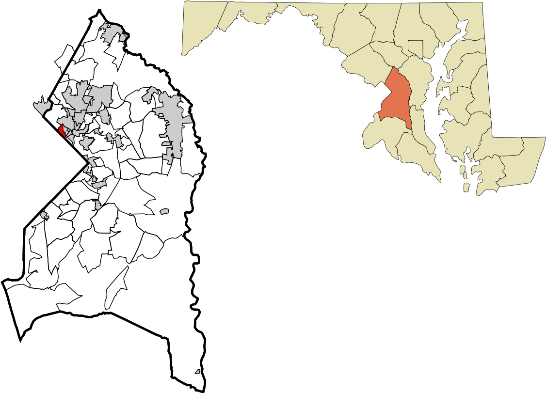 Map Of Capitol Heights Md (1200x900), Png Download