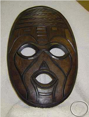 Screen 4 On Flowvella - Zulu Tribe Mask (443x537), Png Download
