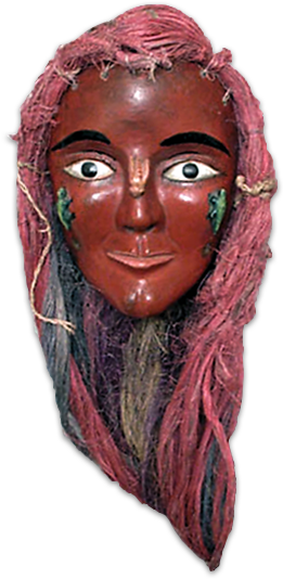 Malinche Mask - Mask (281x539), Png Download