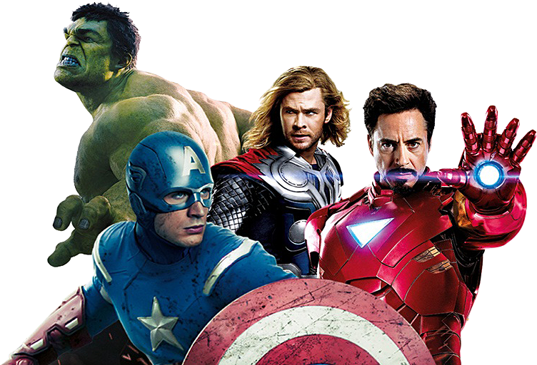 Os Vingadores Personagens Png - Avengers (777x513), Png Download
