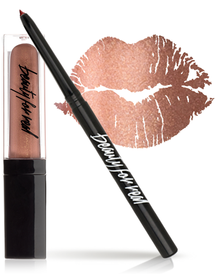 Beauty For Real - Beauty For Real Lip Duo Set - Lip Gloss Lip Liner Set (1000x1000), Png Download