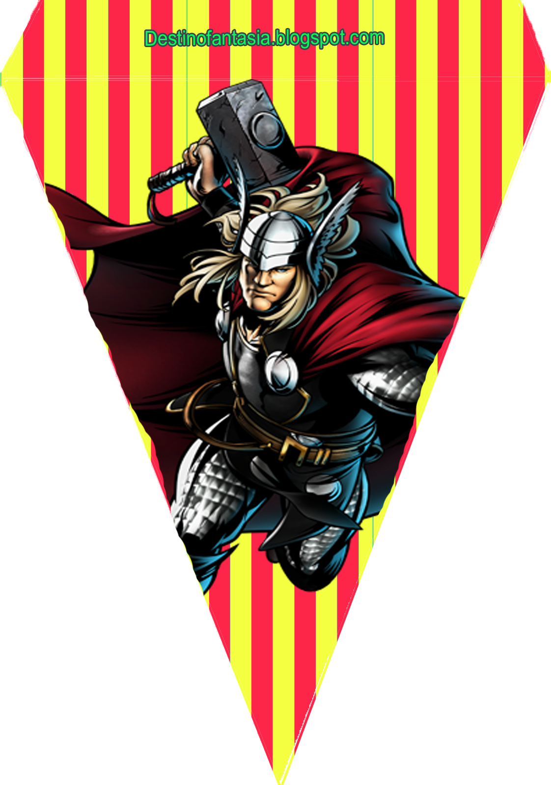 Bandeirinha Festa Os Vingadores - Comic Strip (1122x1600), Png Download