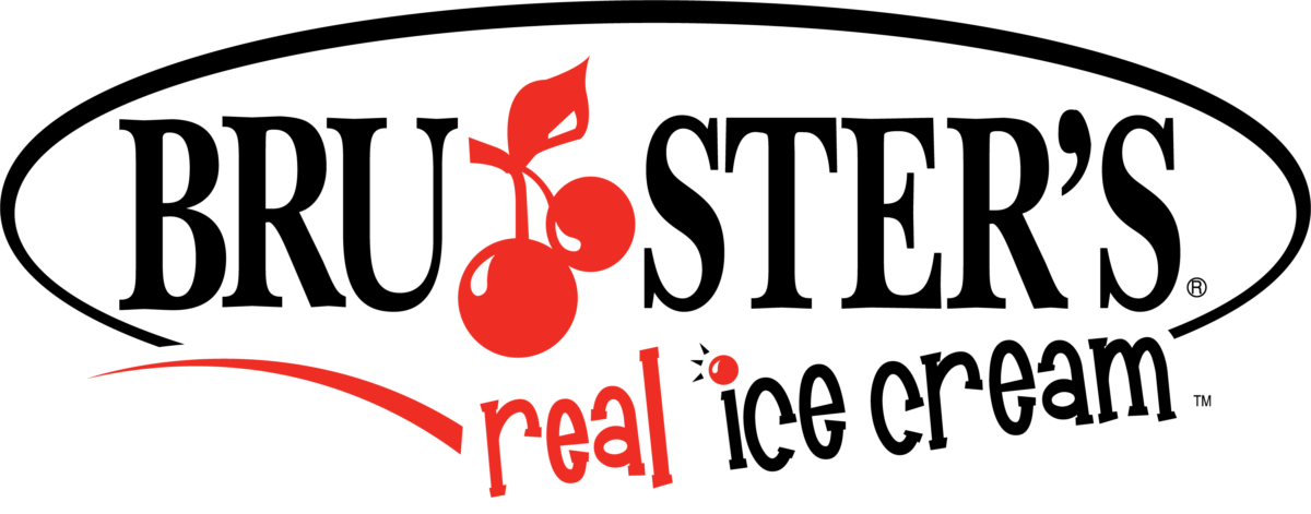 Bruster's Ice Cream Logo - Brusters Ice Cream Logo (1200x471), Png Download