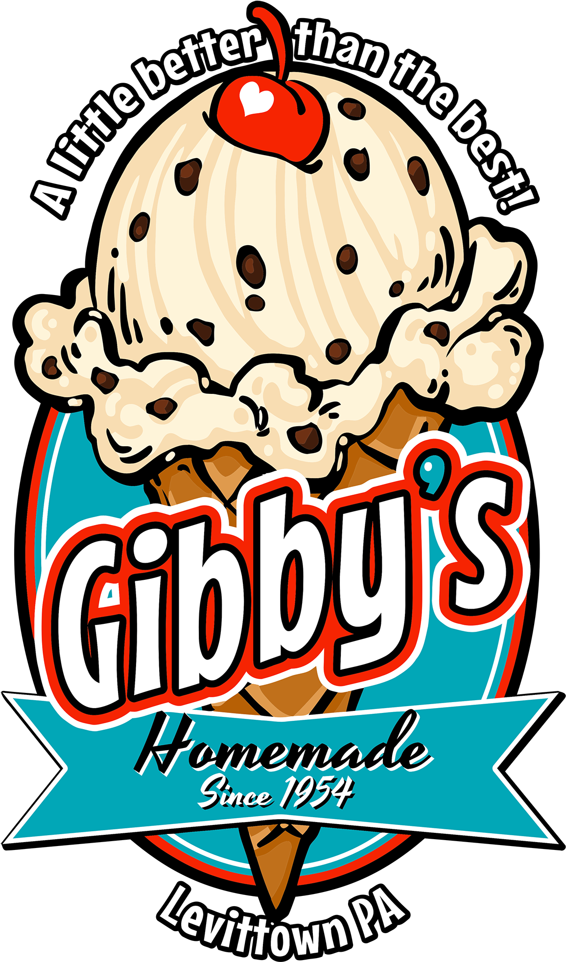 Gibby's Story - Gibby's Ice Cream Store (1202x2000), Png Download