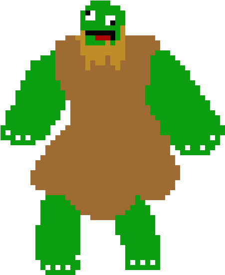 Udyr - Pixel Art (550x610), Png Download