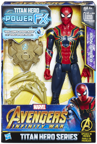 Os Bonecos De 12” Da Linha De 2018 Trazem Uma Super - Iron Spider (498x498), Png Download