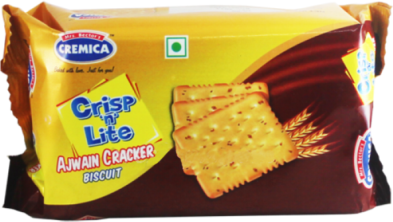Cremica Crisp N Lite Ajwain Cracker Biscuit 100gms (800x800), Png Download