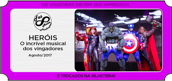 Vingadores - Musical Theatre (560x280), Png Download