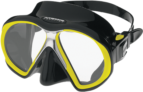 Atomic Aquatics Subframe Dive Mask - Atomic Aquatics Subframe Medium Fit (493x329), Png Download