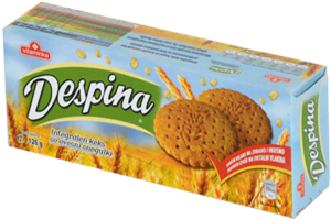 Despina Integral Biscuits Oat Flakes - Hazelnut (300x420), Png Download