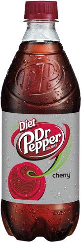 Diet Dr Pepper Cherry (250x500), Png Download