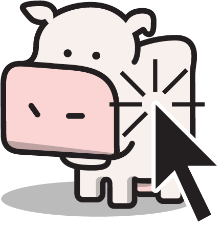 Cow Clicker (473x473), Png Download