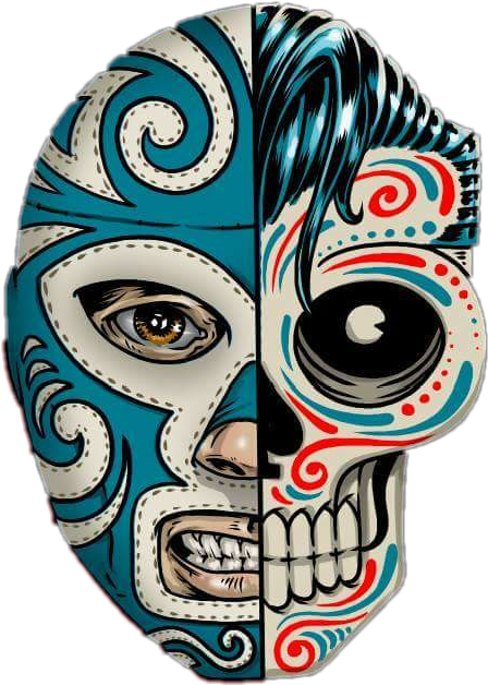 Report Abuse - Mascara De Luchador Png (492x673), Png Download