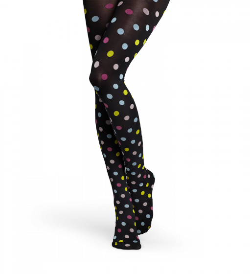 Small Dots Tights For Fun Women At Happysocks - Strømpebukser Prikker (511x560), Png Download