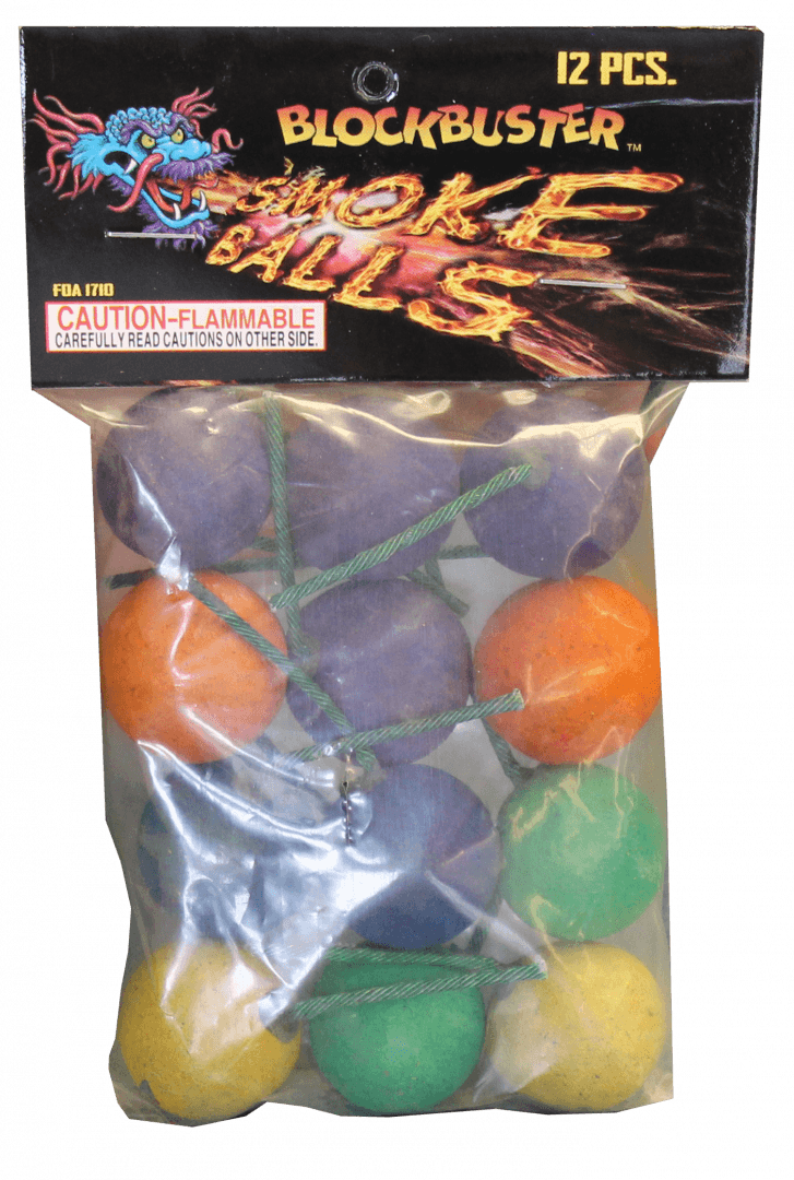 Blockbuster Smoke Balls 12 Pack - Wisconsin (727x1080), Png Download