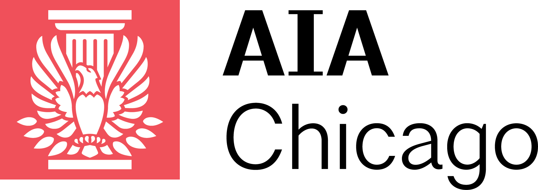 Aia Chicago Logo Pms Large - American Institute Of Architects (1795x635), Png Download