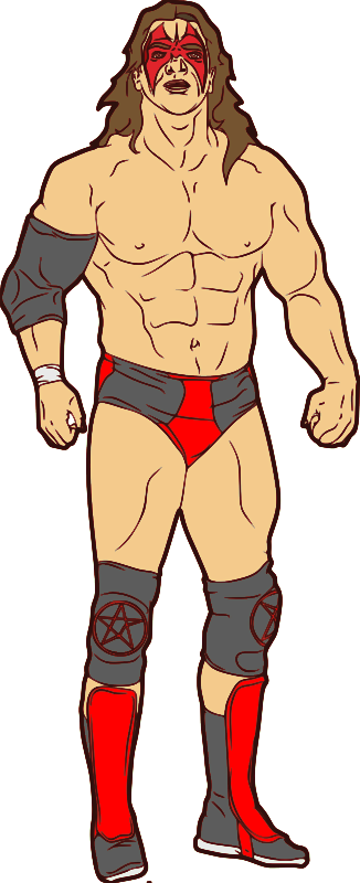 Un Musculoso Luchador Profesional - Wrestler Clipart (326x800), Png Download