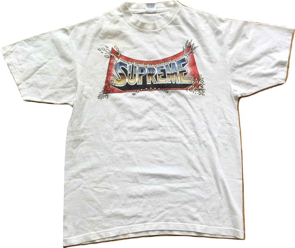 Supreme X Pedro Bell Blockbuster Tee - Active Shirt (974x974), Png Download