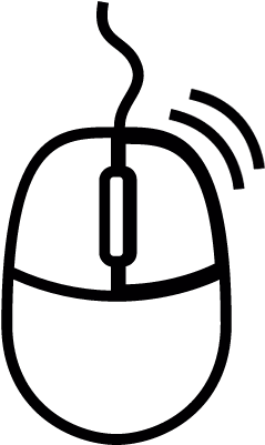 Right Clicking Computer Mouse Vector - Computer Mouse Clip Art (400x400), Png Download