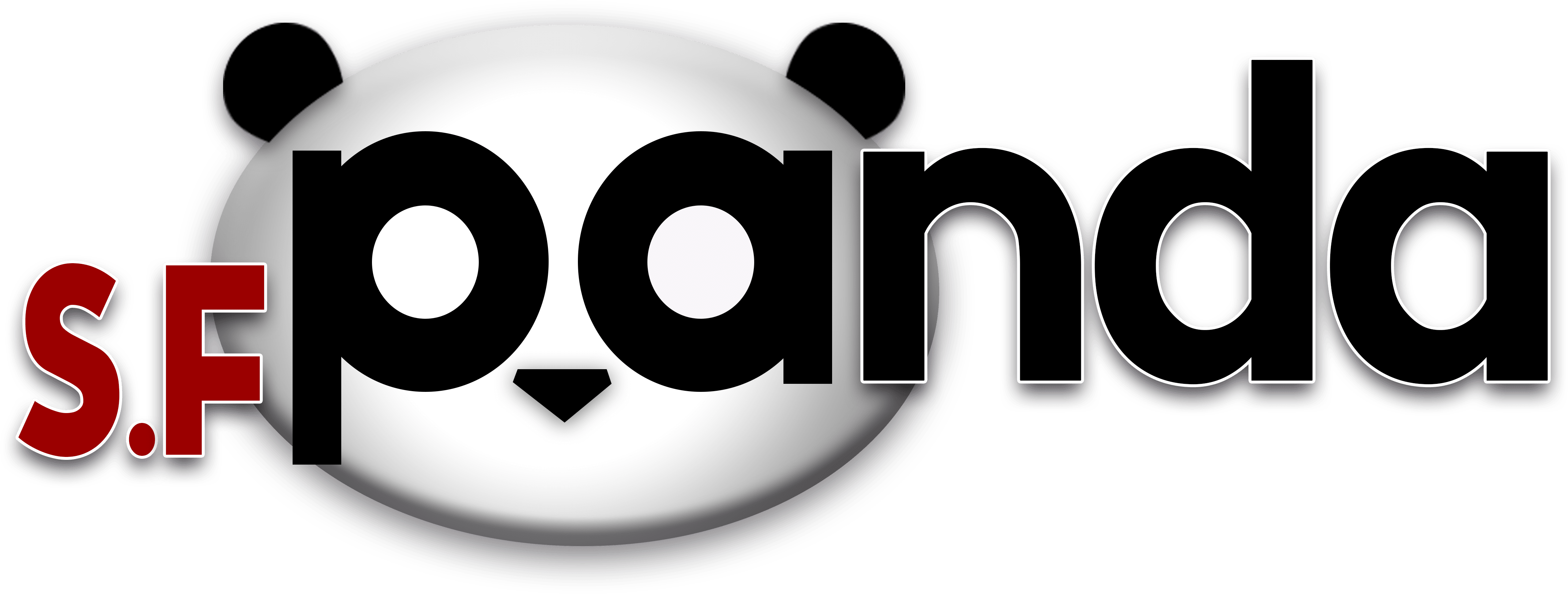 Great S F Panda With Adornos De Papel Para Cumpleaos - Sf Panda (4370x3661), Png Download