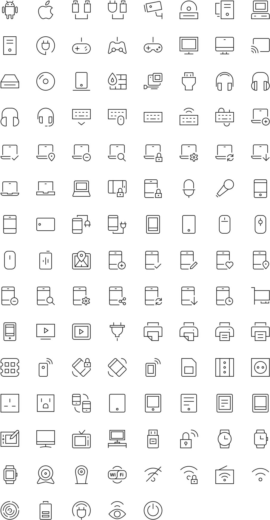 Technology Icons 64px - Okinawan Language (960x1800), Png Download