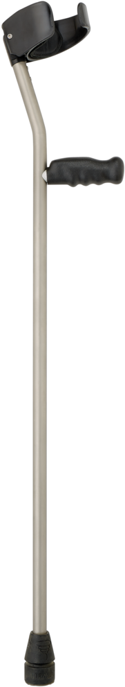 Right Grips - Forearm Crutch Png (251x1024), Png Download