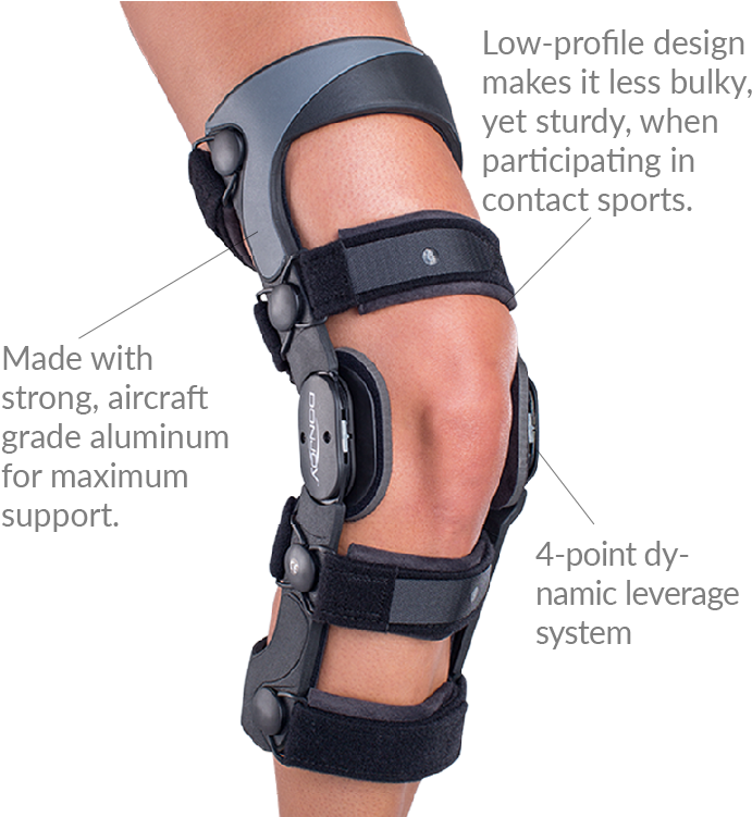 Product Details - Donjoy 4 Point Knee Brace (750x750), Png Download