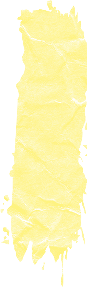 Yellow Paint Brush Stroke - Darkness (657x1040), Png Download