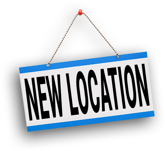 We Are Now Located At 600 Country Club View, Suite - Graphic Design (600x550), Png Download
