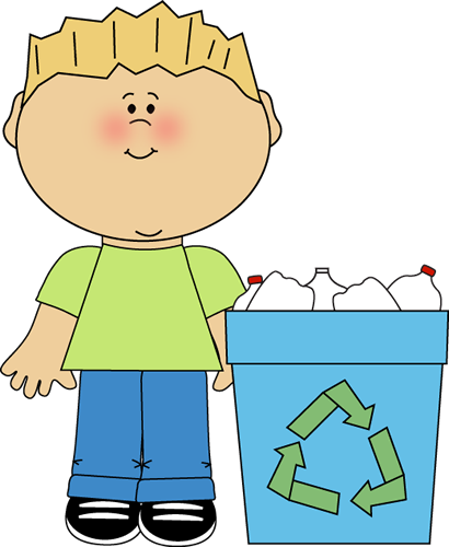 Classroom Recycler Clip Art - Sit Down At School (410x500), Png Download