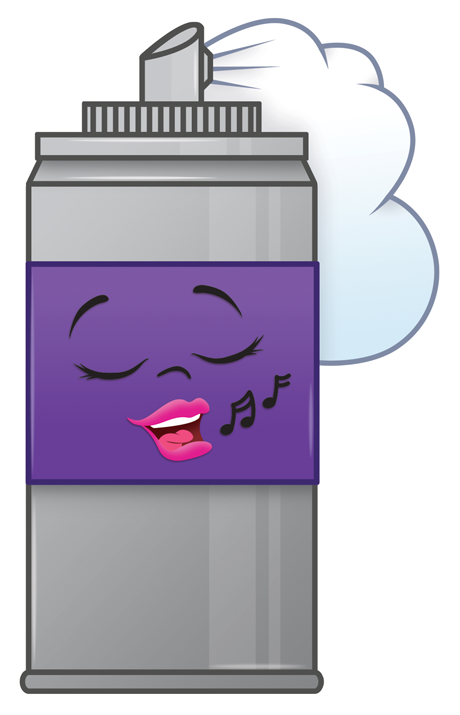 Kawaiisqueezies Hairspray - Emzo's (900x721), Png Download