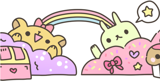 Cute Kawaii (533x300), Png Download