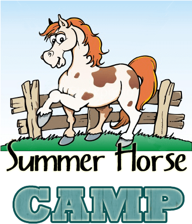 Horse Riding Clipart Horse Camp - Horse Camp Clip Art (381x457), Png Download