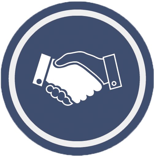 Hand Shake - Corporate Social Responsibility Icon (502x506), Png Download