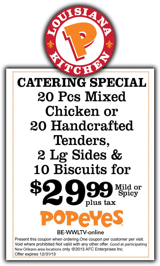 Popeyes Louisiana Kitchen (600x880), Png Download