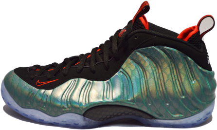 Air Foamposite One Gone Fishing (600x399), Png Download