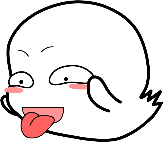 Cute Kawaii Ghost Messages Sticker-10 - Cuteness (618x618), Png Download