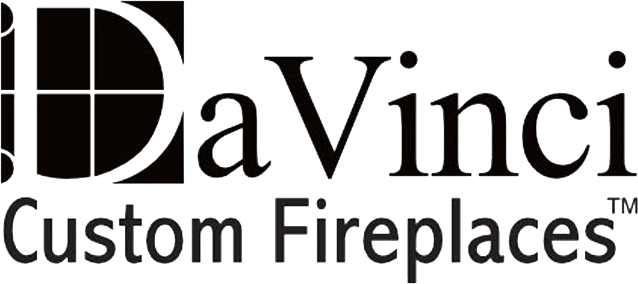 Davinci - Davinci Custom Fireplaces Logo (927x416), Png Download