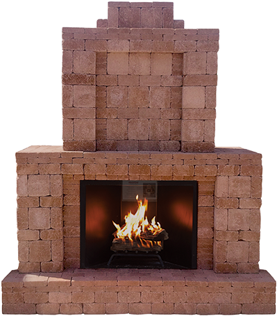 Creating Beautiful Landscapes With Pavers, Edgers, - Pavestone Rumblestone 84 In. X 38.5 In. X 94.5 In. (800x460), Png Download