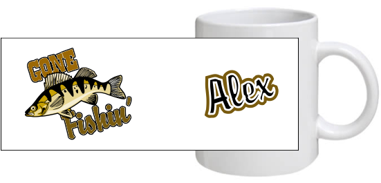 Gone Fishing Mug - Funny Mug 11oz I Am Mechanic Of Planes, Fix Planes, (550x500), Png Download